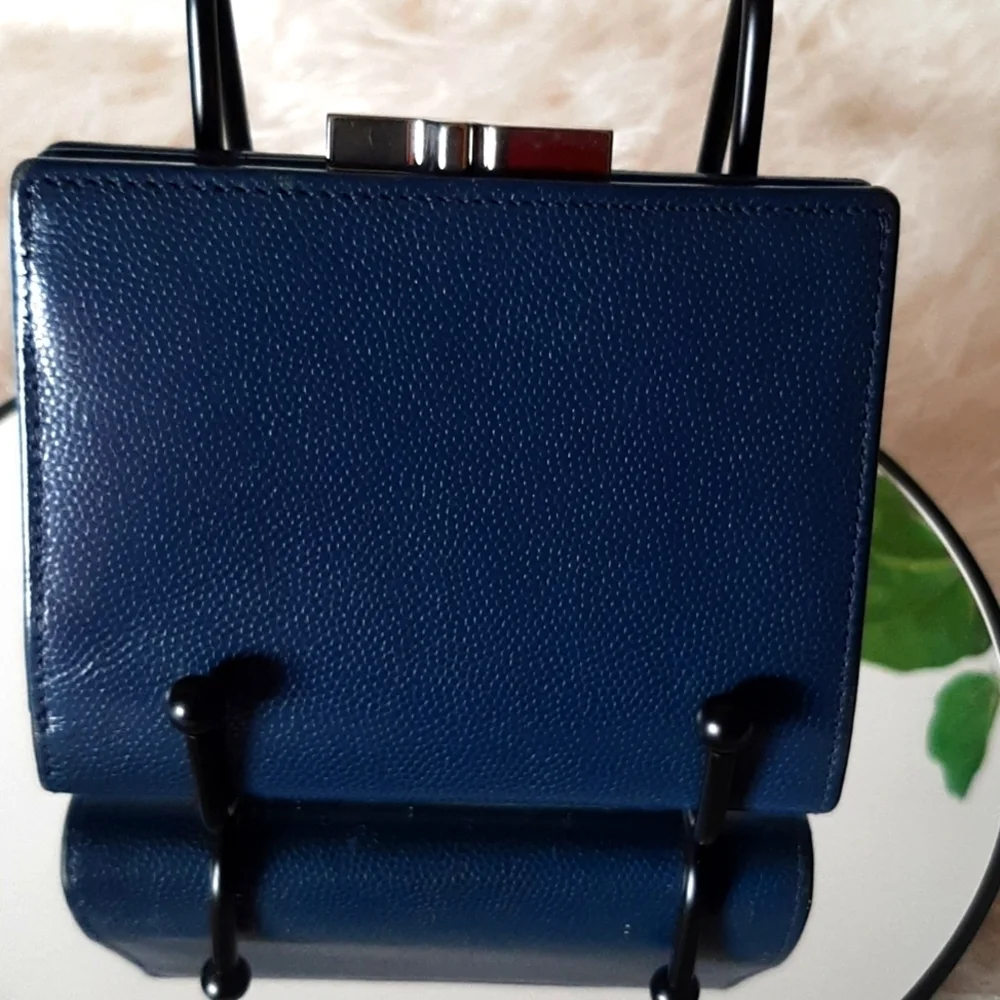Dior Gamaguchi Logo Plate Purse in EUC